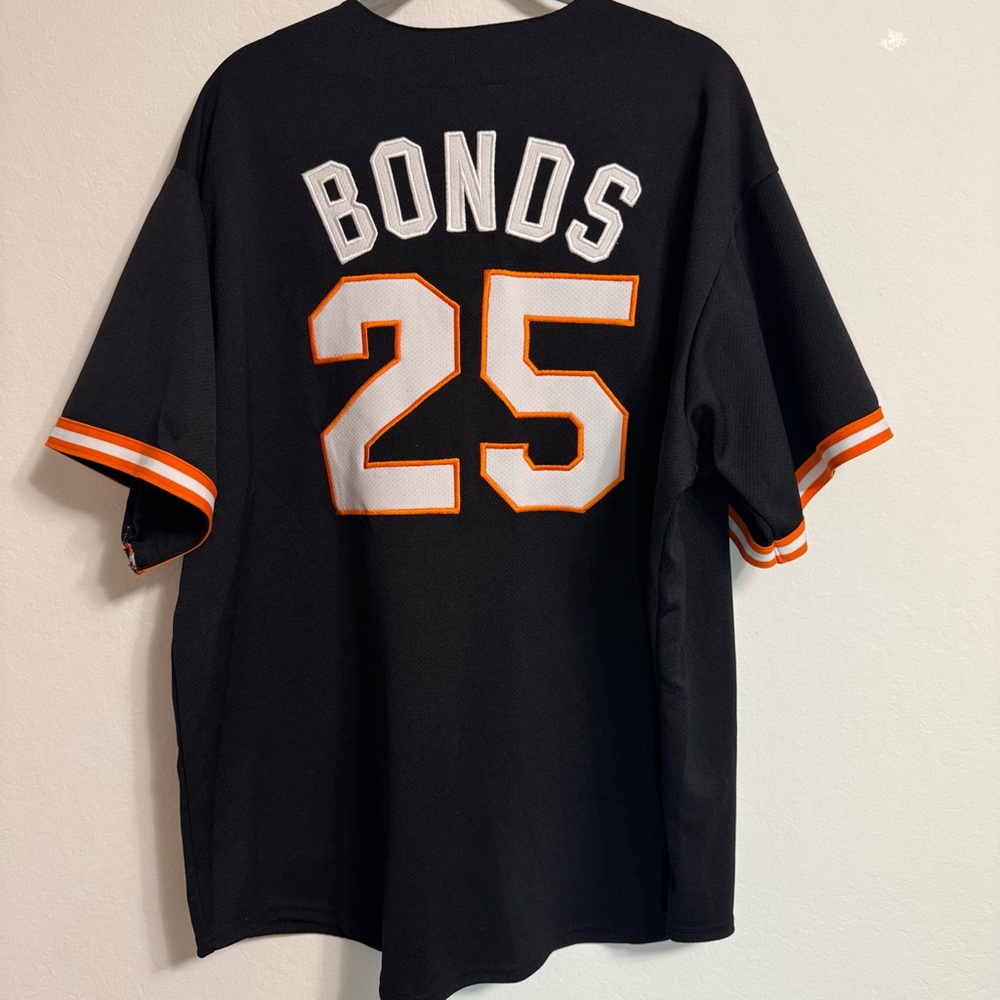 Rare San Francisco Giants Jersey Barry Bonds Majestic 2XL white letters!